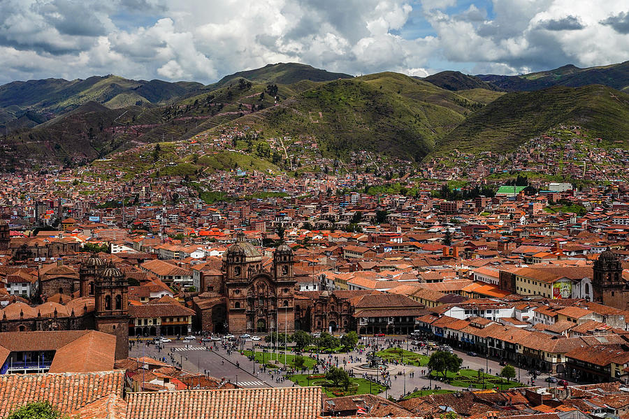 Plaza de Armas, Cusco City, Peru Photograph by Matthew Holdridge - Fine ...