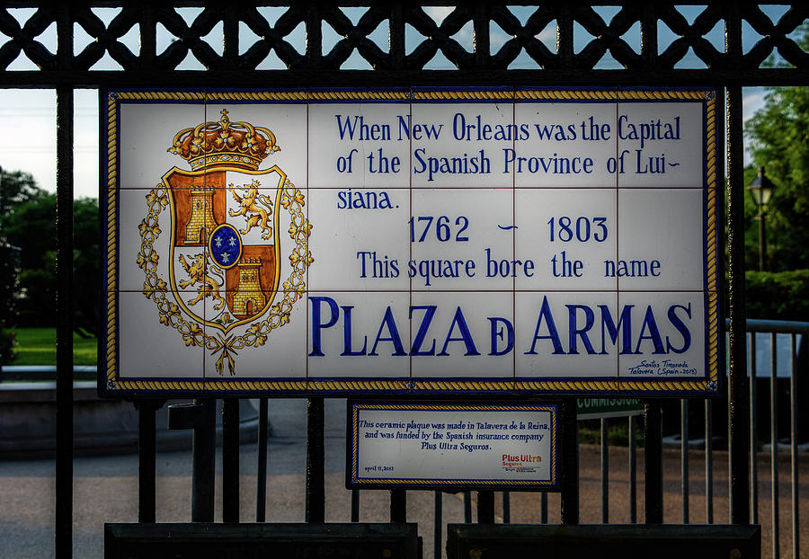 New Orleans Photograph - Plaza De Armas by Greg and Chrystal Mimbs