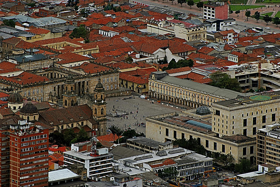 Plaza De Bolivar - Bogota Digital Art
