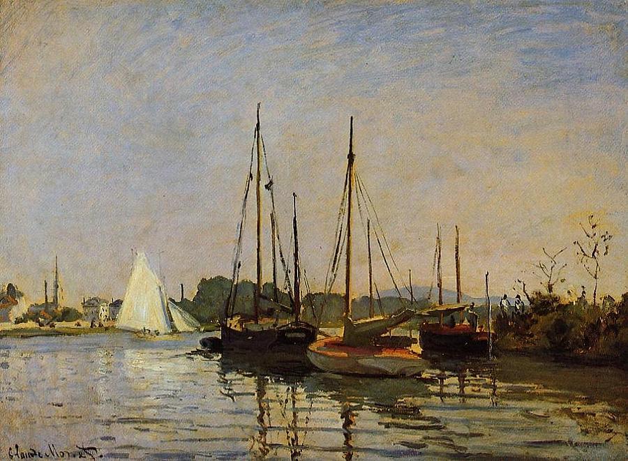 Pleasure Boats, 1872 Painting