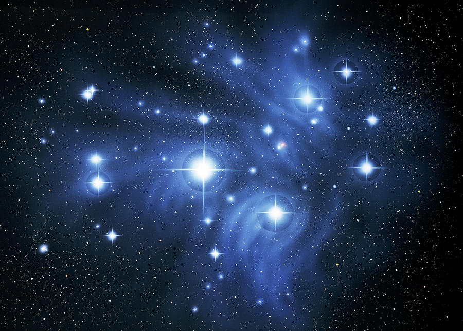 Pleiades Digital Enhancement Photograph by Getty Images