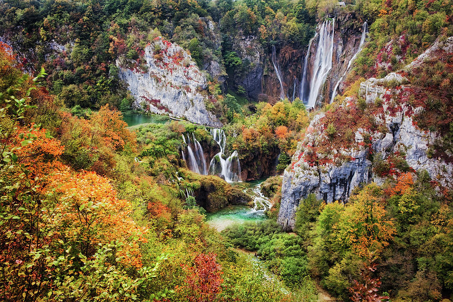 Plitvice Lakes National Park in Croatia Photograph by Artur Bogacki
