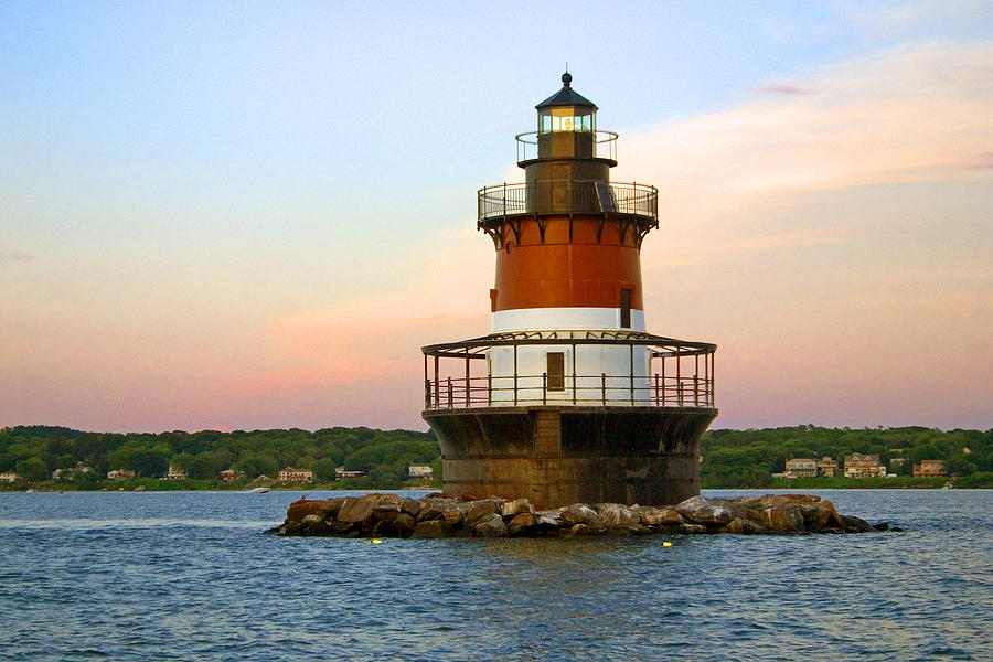 Plum Beach Lighthouse, Rhode Island Photograph by Jeremy Dentremont, Www.lighthouse.cc