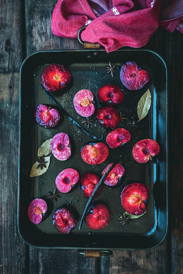 Plums For Roasting Photograph by Hein Van Tonder