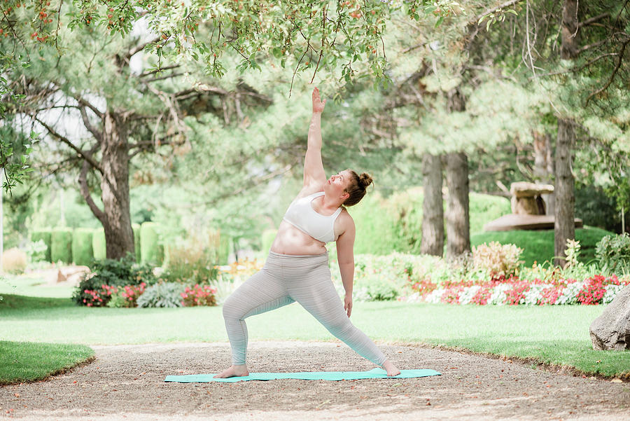 Plus Size Woman Meditating Health And Wellness Photograph by Cavan ...