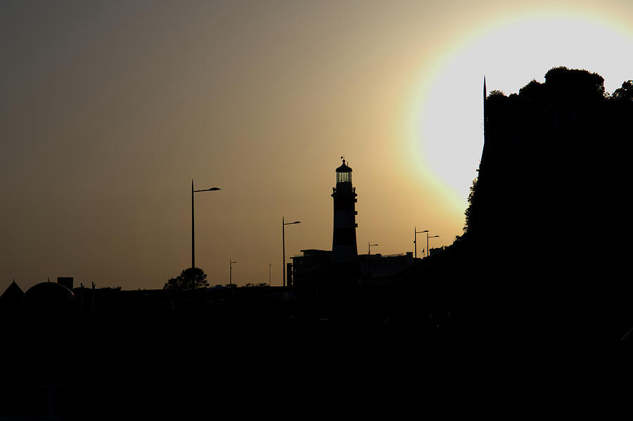Plymouth Hoe Silhouettere Photograph