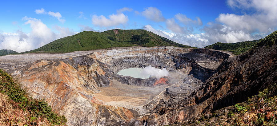 Poas Volcano In Costa Rica Photograph