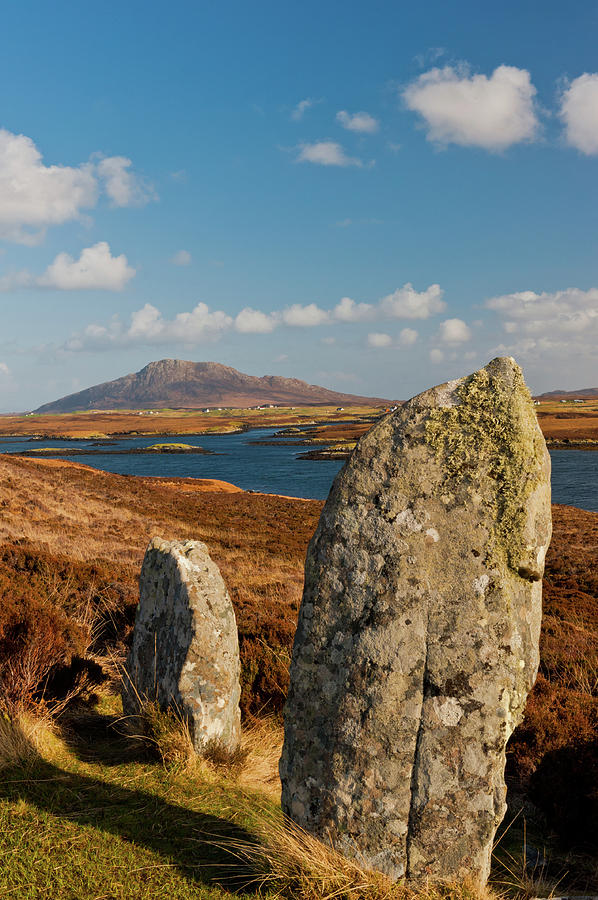 Pobull Fhinn Stone Circle, Western Isles Photograph by David Ross