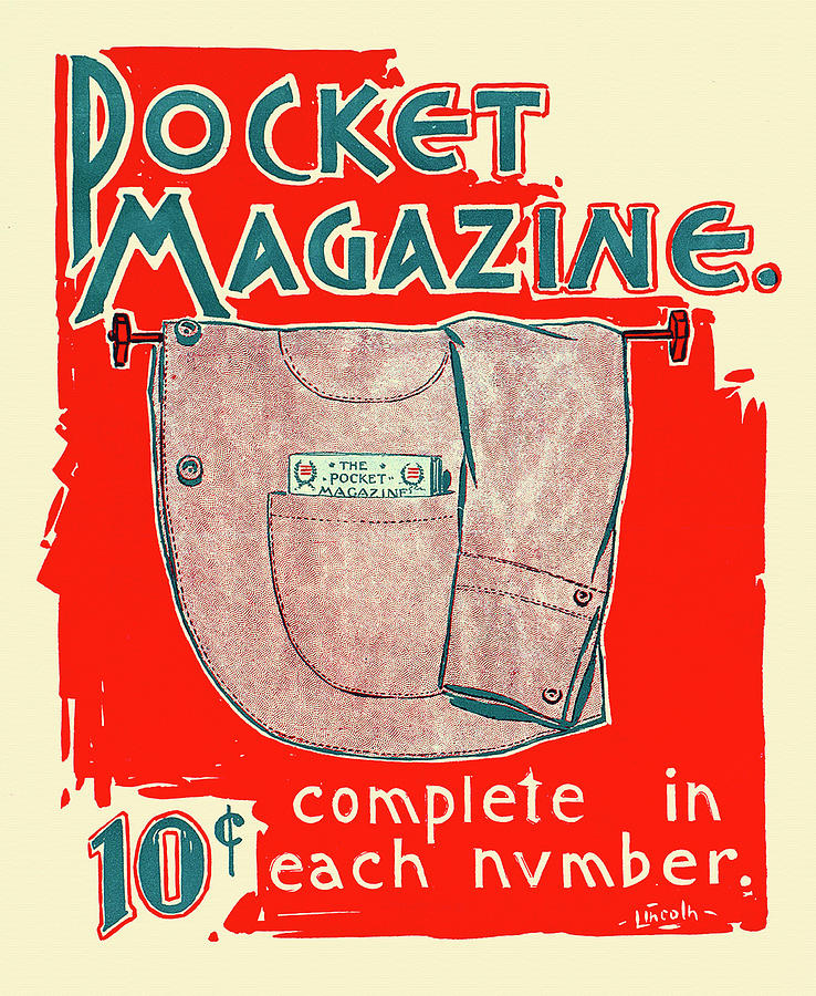 Pocket magazine complete in each number. Painting by 