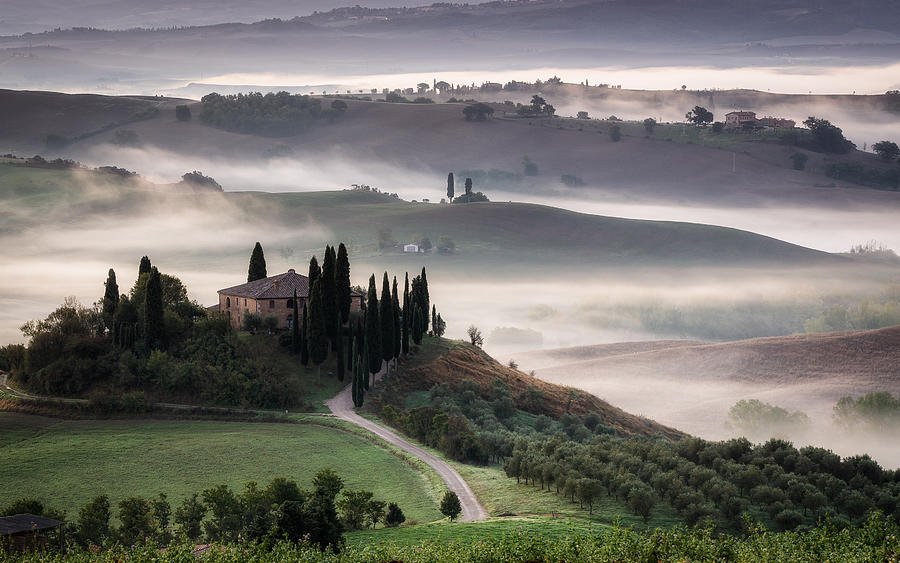 Landscape Photograph - Podere Belvedere by Sergio Barboni