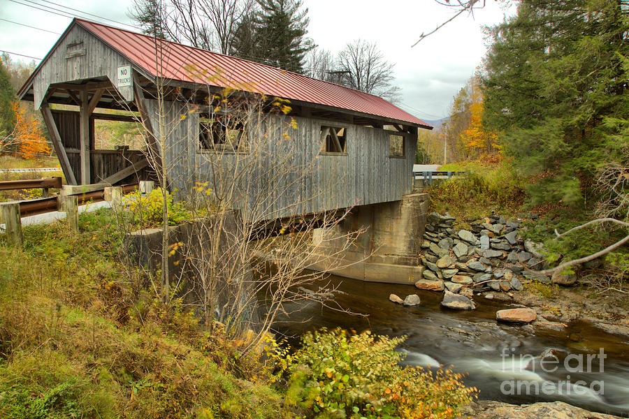 Power House Covered Bridge Photograph by Adam Jewell