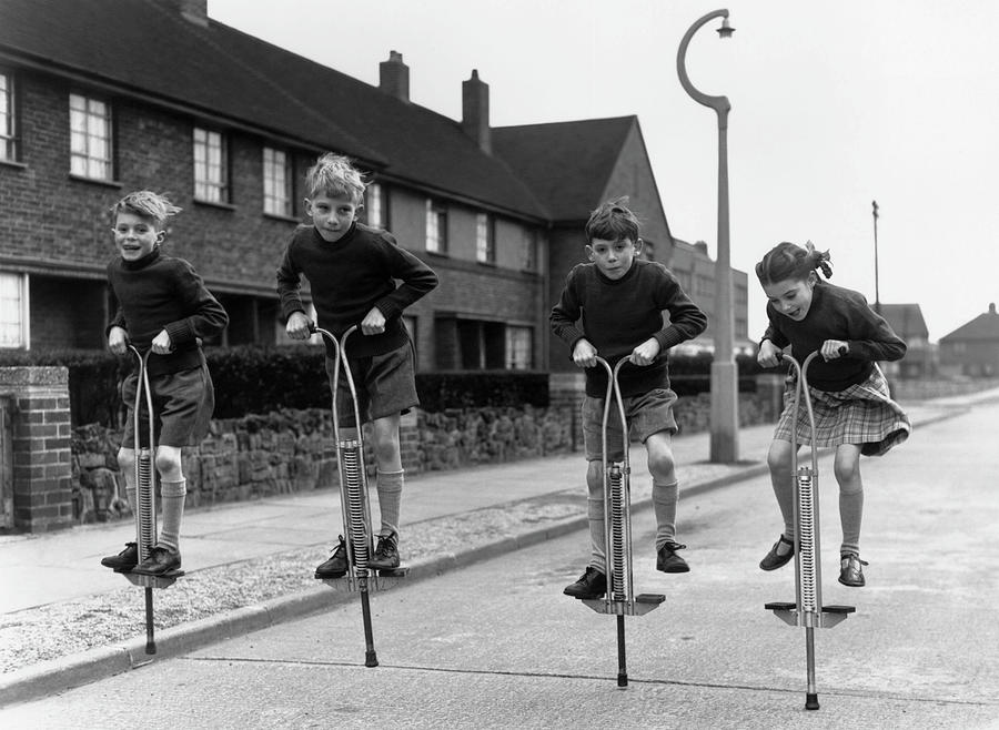 Pogo Quads Photograph by George Hales Pogo Quads Photograph by George Hales
