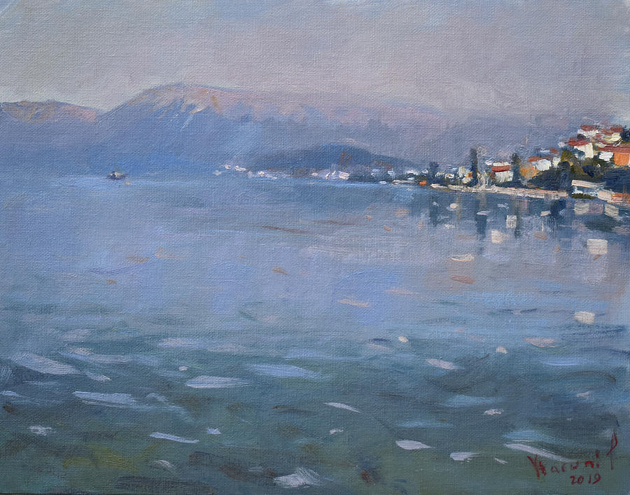Albania Painting - Pogradeci Albania by Ylli Haruni Albania Painting - Pogradeci Albania by Ylli Haruni