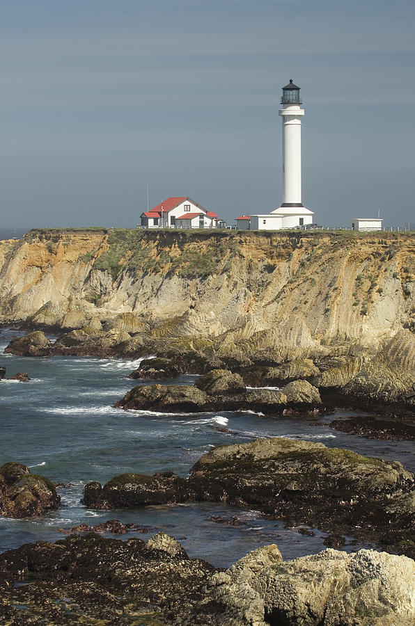 Architecture Photograph - Point Arena Lighthouse California by Alan Majchrowicz