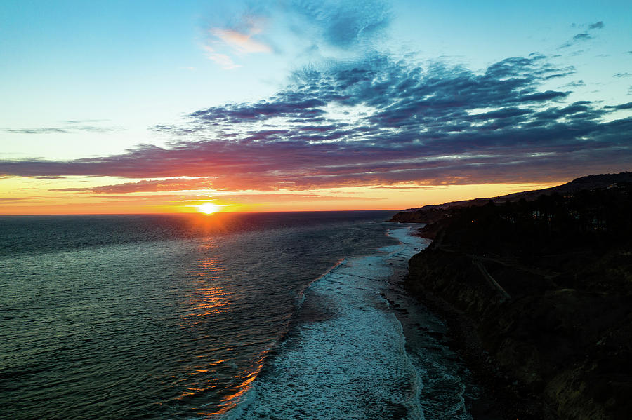 Point Fermin Sunset San Pedro California Photograph by Steve Bunch