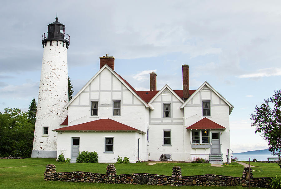 Point Iroquois Lighthouse Photograph by J Ervin Bates - Fine Art America