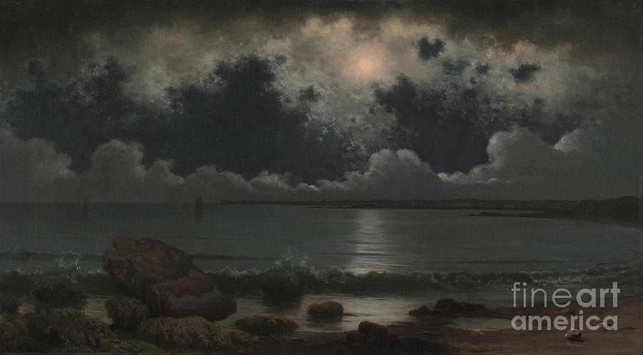 Point Judith, Rhode Island, 1867-1868 Painting by Martin Johnson Heade