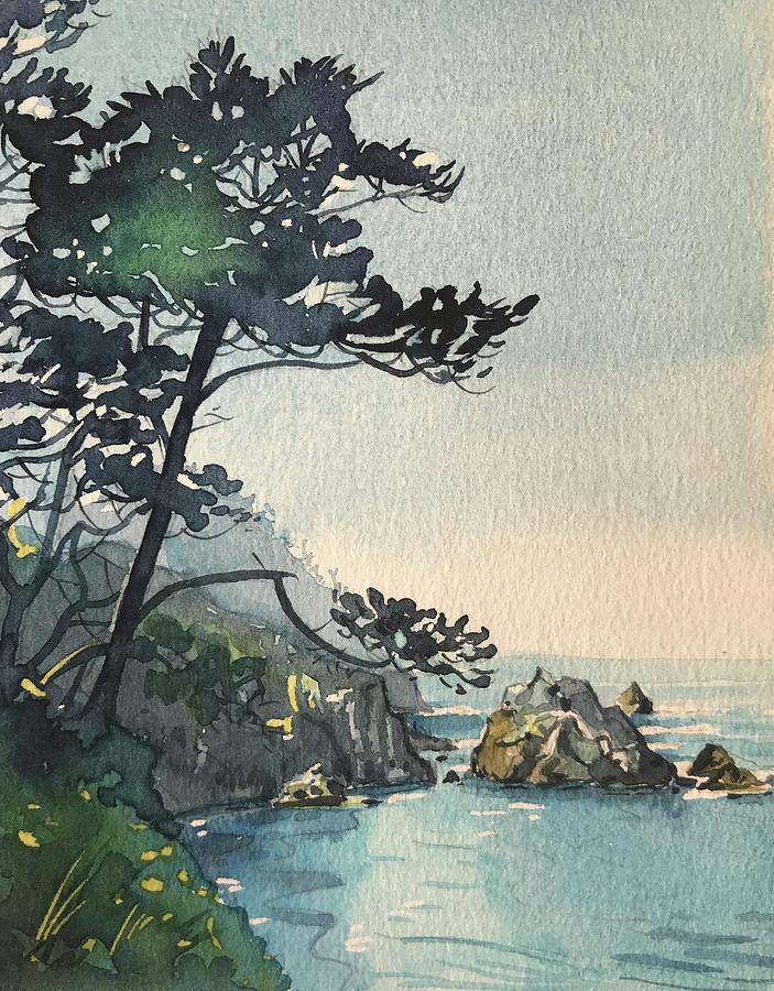 Impressionism Painting - Point Lobos by Luisa Millicent