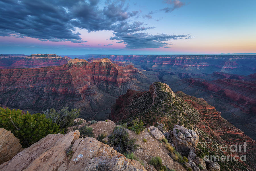 Grand Canyon National Park Photograph - Point Sublime Twilight by Inge Johnsson