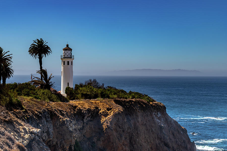 Nature Photograph - Point Vicente Lighthouse by Ed Clark
