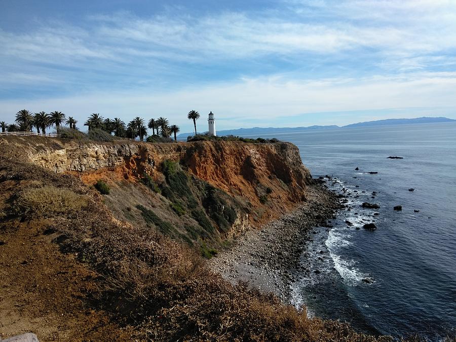 Pointe Vicente LIghthouse Photograph by Deborah Yeager - Fine Art America