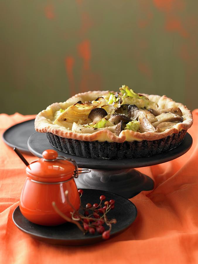 Pointed Cabbage Quiche Photograph by Jan-peter Westermann
