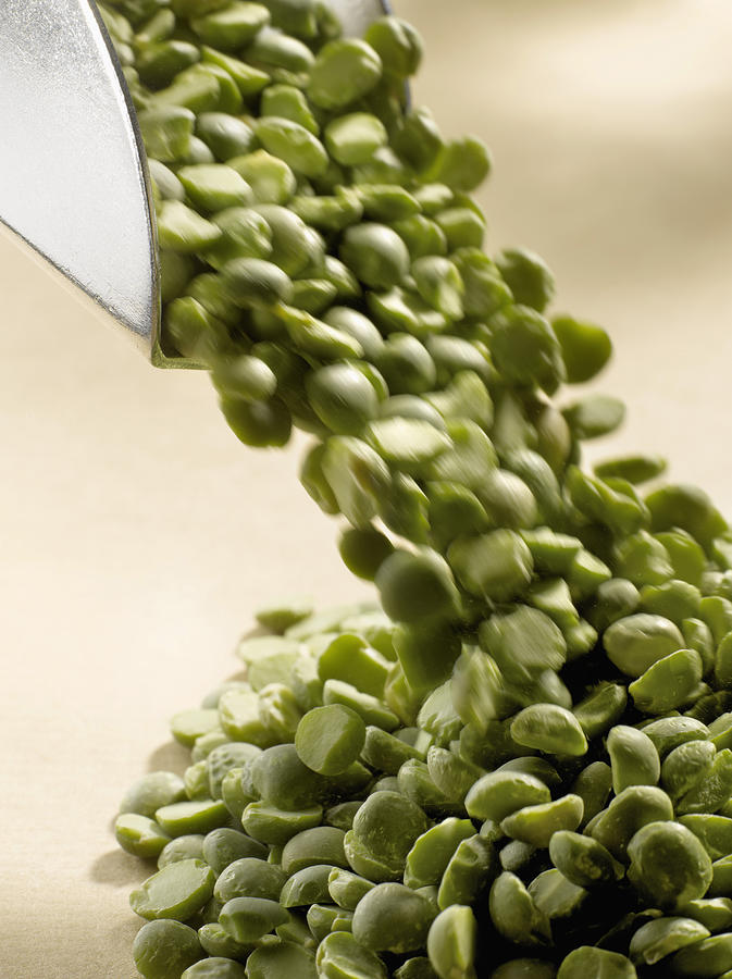 Vegetable Photograph - Pois Casses Verts Split Green Peas by Studio - Photocuisine