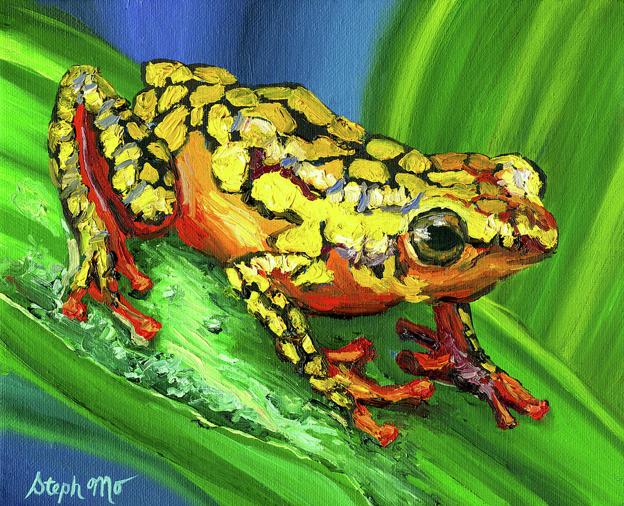 Poison Dart Frog Painting by Steph Moraca