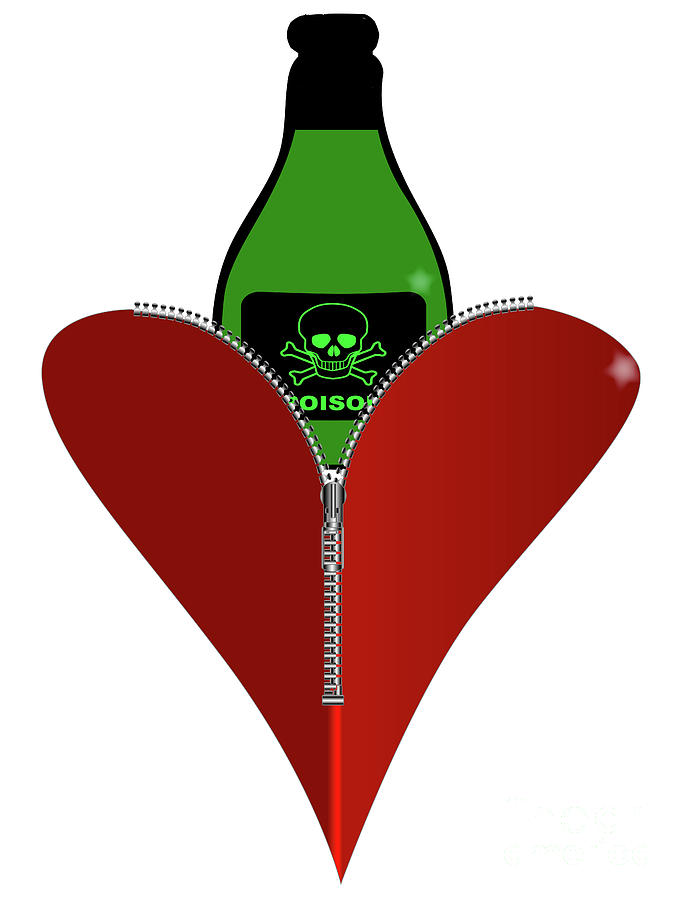 Poison Heart Digital Art by Bigalbaloo Stock - Pixels