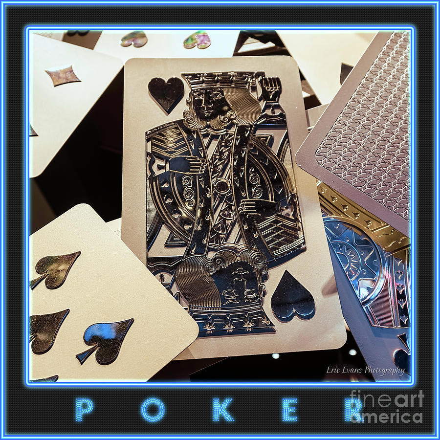 Poker Gallery Button Photograph by Aloha Art
