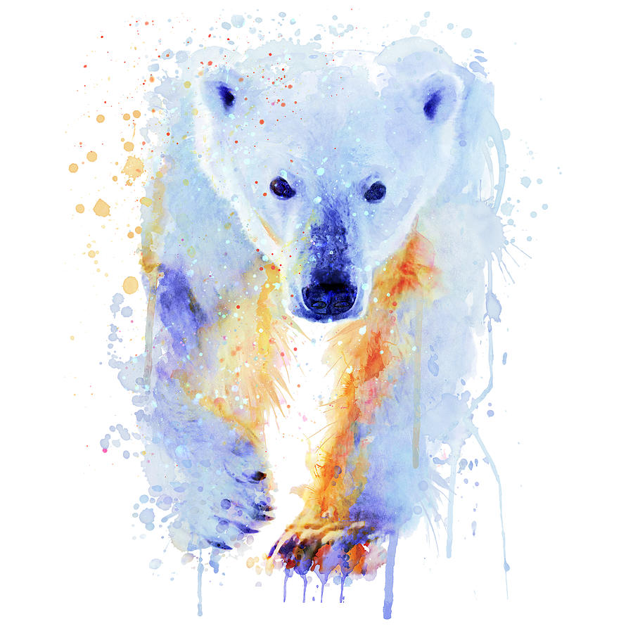 Polar Bear  Painting by Marian Voicu