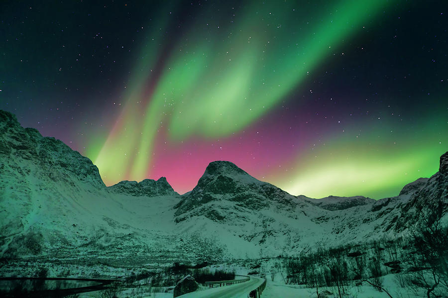 Polar Light Over Grotfjord by Frank Krahmer