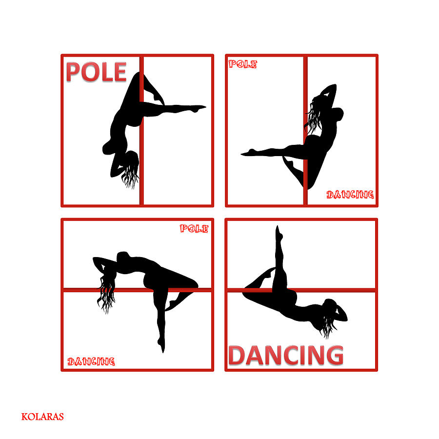Pole Dancing II Digital Art