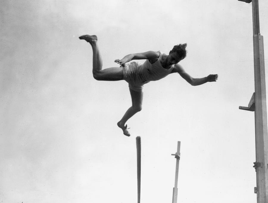 Pole Vaulting Photograph by A. Hudson