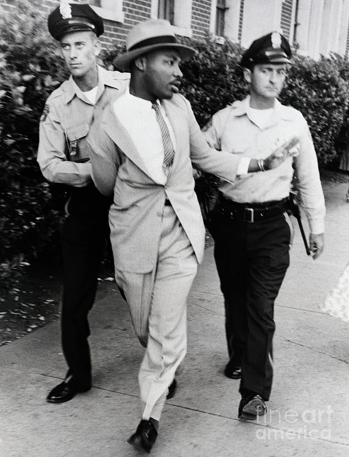 Police Arresting Martin Luther King Photograph by Bettmann