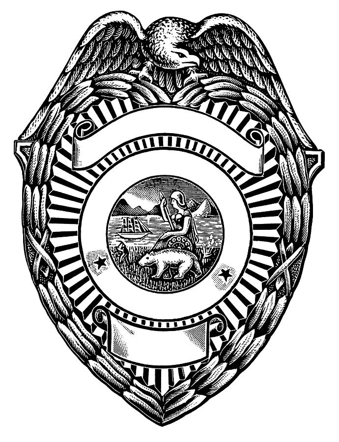 Police Badge Sketch Stock Illustrations  607 Police Badge Sketch Stock  Illustrations Vectors  Clipart  Dreamstime