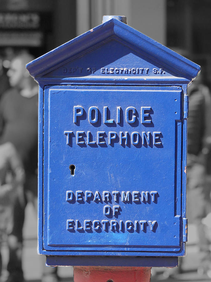 Police Box Photograph by Richard Reeve