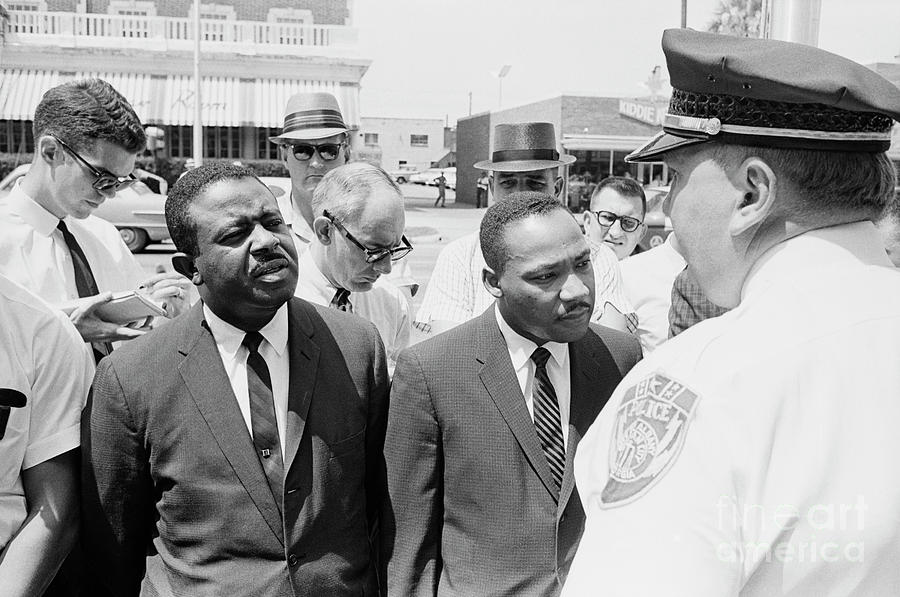 Police Chief Arresting Civil Rights Photograph by Bettmann