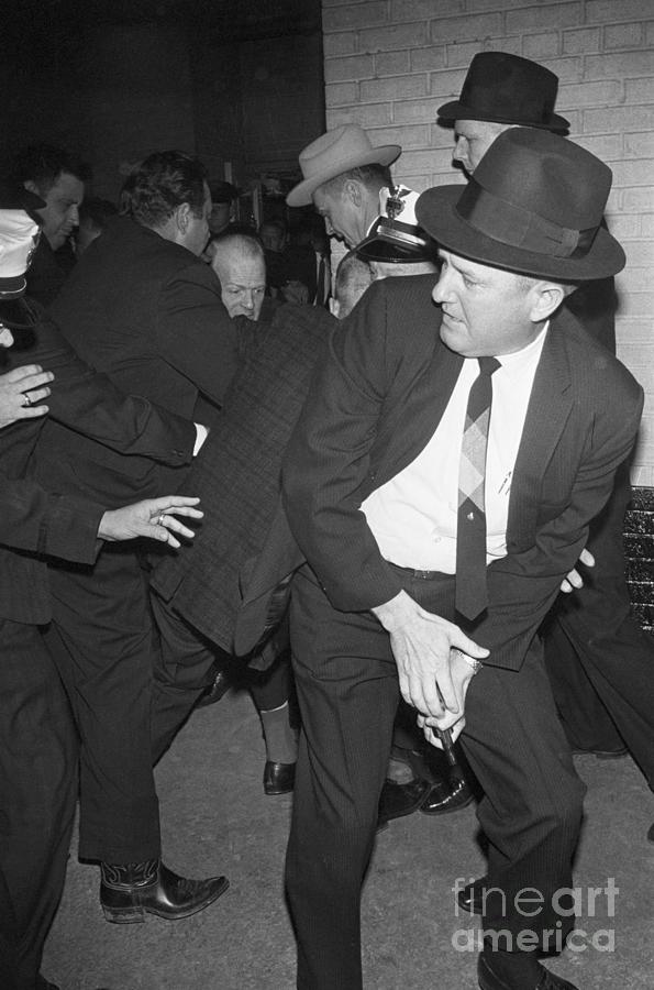 Police Grapple With Jack Ruby Photograph by Bettmann