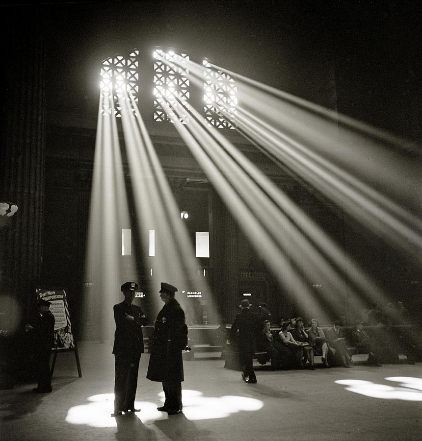 Police In Waiting Room Of The Union Station, Chicago Digital Art by Print Collection Police In Waiting Room Of The Union Station, Chicago Digital Art by Print Collection