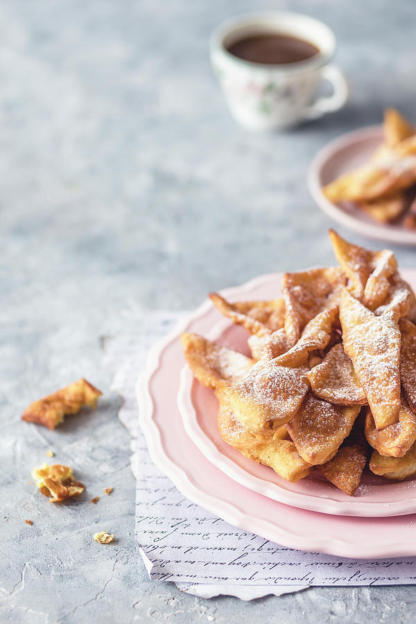 Polish Deep Fried Pastries Favorki Photograph By Malgorzata Laniak