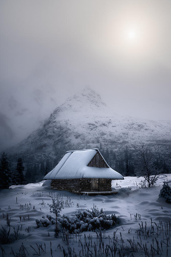 Nature Photograph - Polish Matterhorn In The Winter Version by Maciej