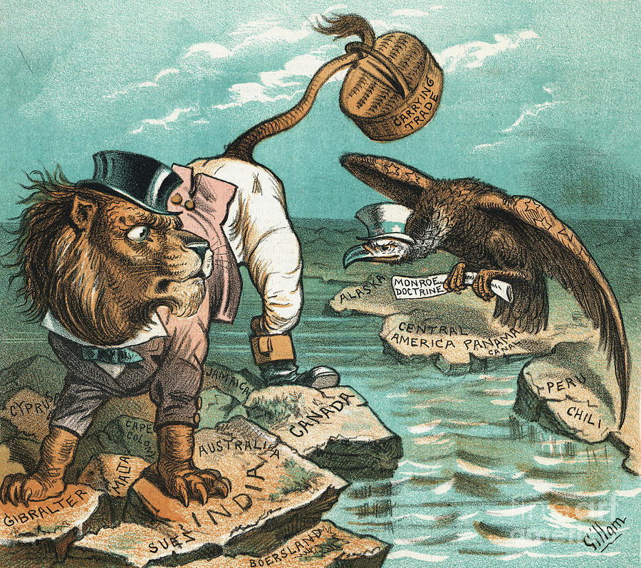 Political Cartoon Depicting Foreign By Bettmann political-cartoon-depicting-foreign-by-bettmann