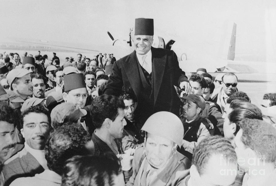 Politician Habib Bourguibas Presence Photograph by Bettmann