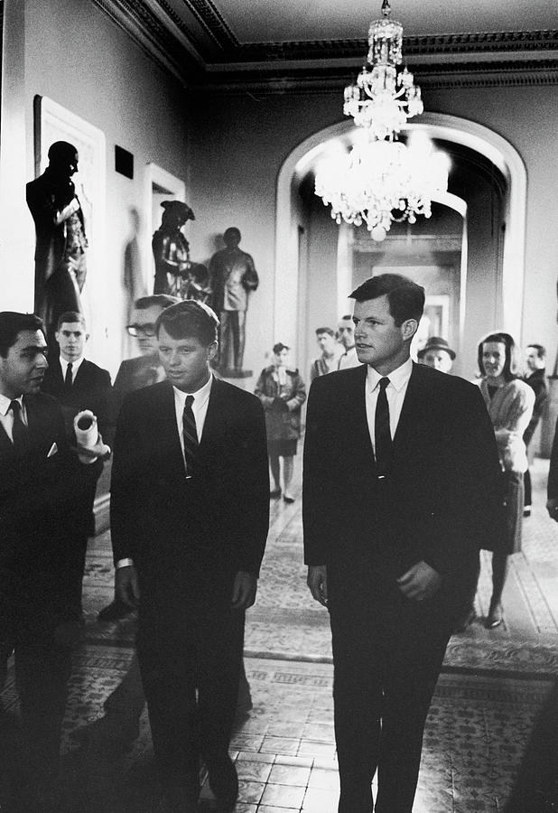 Lyndon Johnson Photograph - Politicians by Leonard McCombe