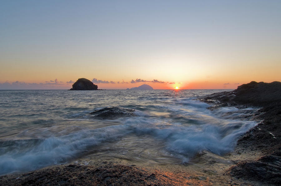 Pollara Gulf, Faraglione Rock Photograph by Maremagnum