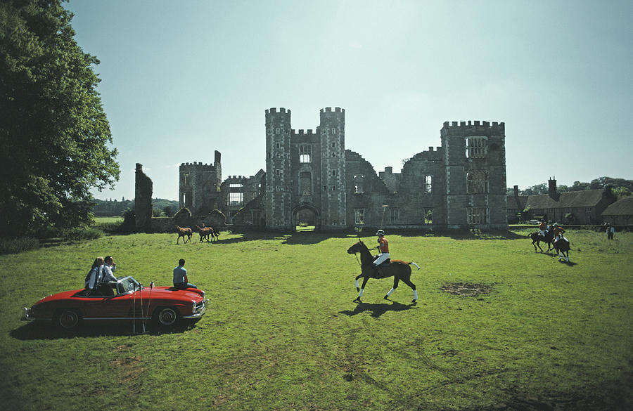 Architecture Photograph - Polo At Cowdray Park by Slim Aarons