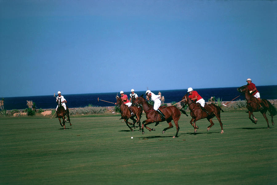 Polo By The Sea Photograph by Slim Aarons