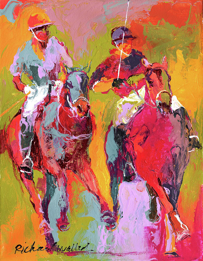 Polo Painting by Richard Wallich