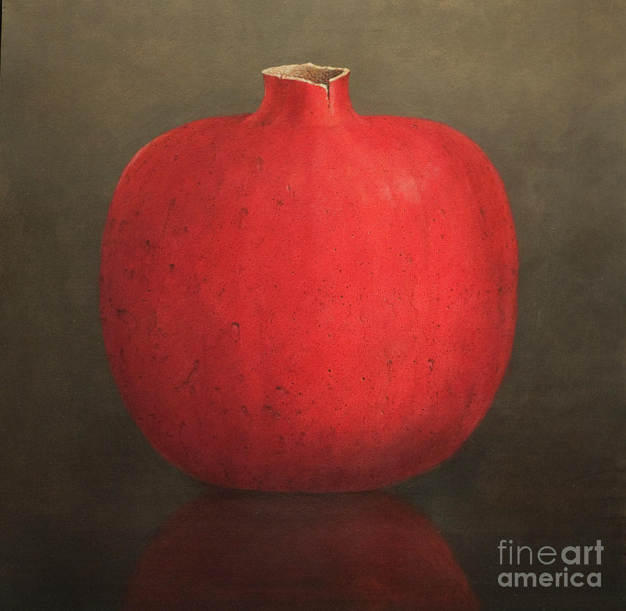 Pomegranate, 2010 Acrylic On Canvas Painting by Lincoln Seligman